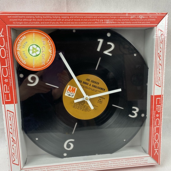 Vinylux Other - 🕰🕰NIB VINTAGE VINYL RECORD LP CLOCK🕰🕰